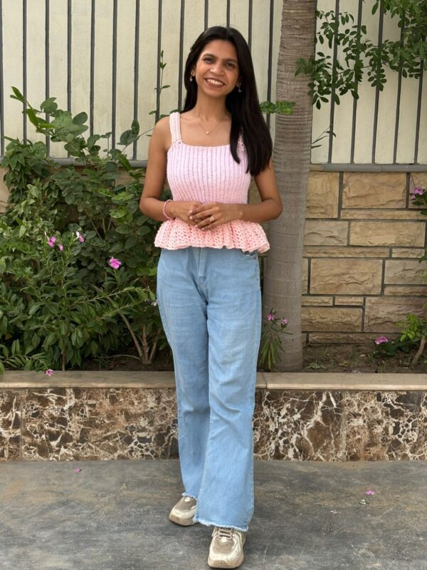 crochet lily top